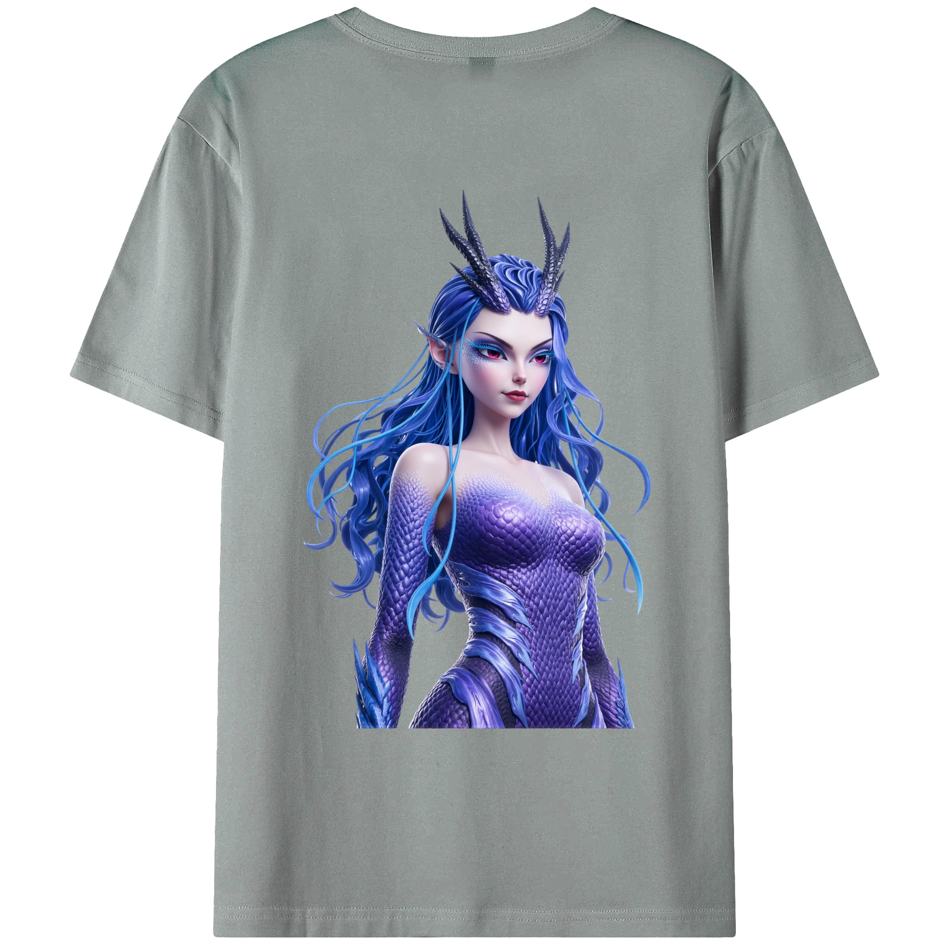 （画像用） Ne Zha 2 ナタ 魔童の大暴れ 綿100％ メンズ半袖Tシャツ（バックプリント） 通気性
